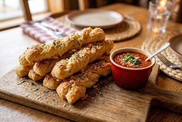 Free Crazy Bread with Pizza