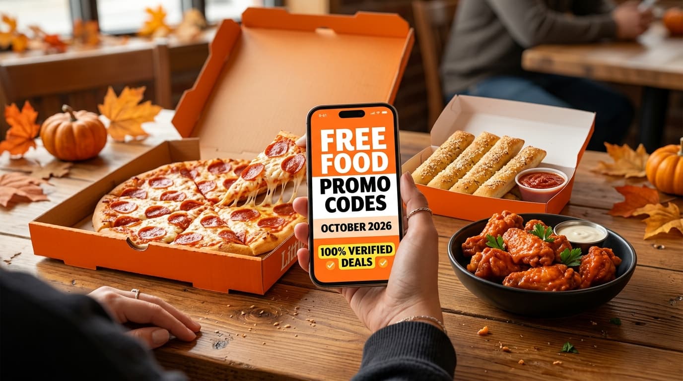 Free Food Promo Codes (October 2026): 45+ Working Pizza & Fast Food Deals