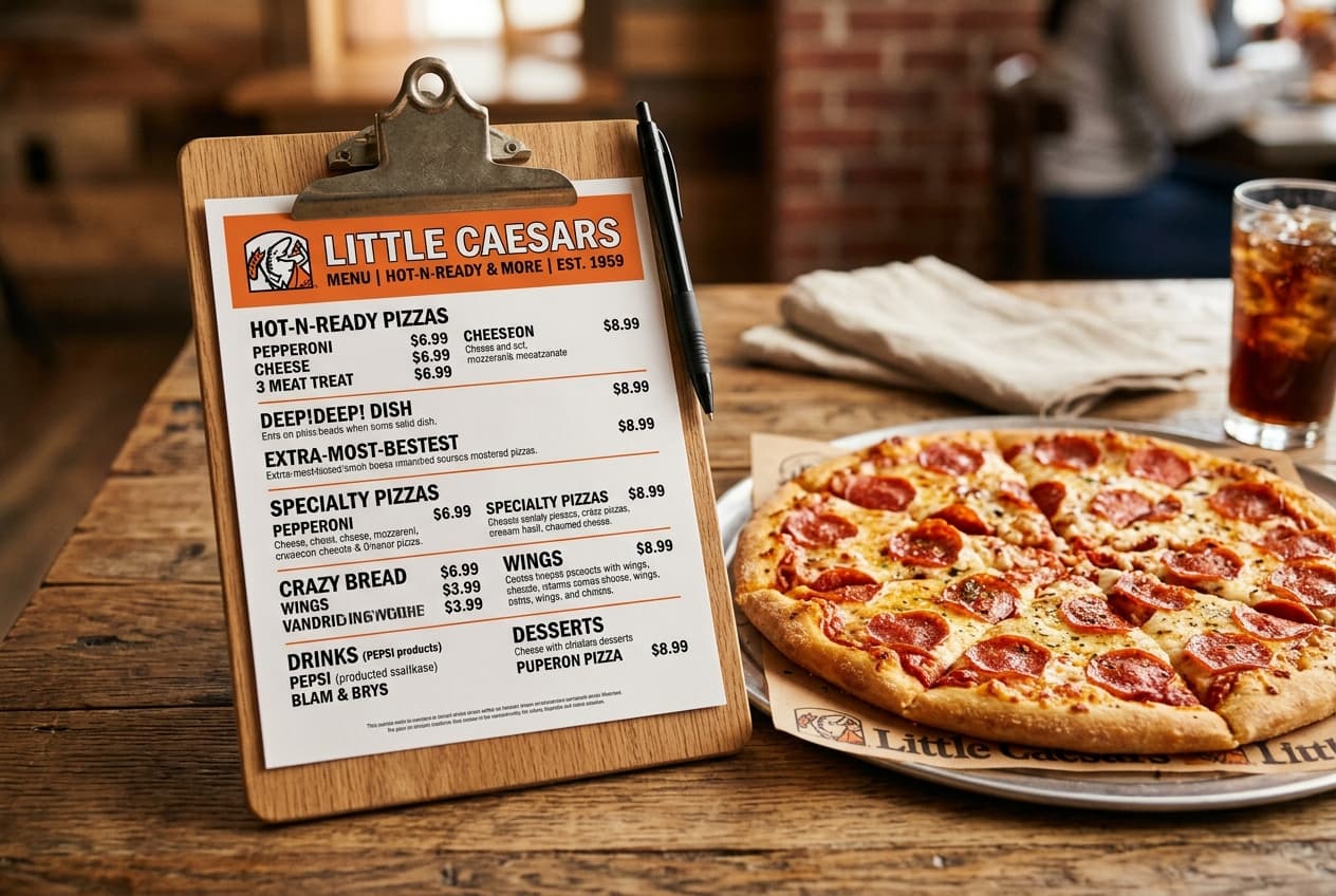 Little Caesars Menu PDF: Free Download & Printable Price List (2026)