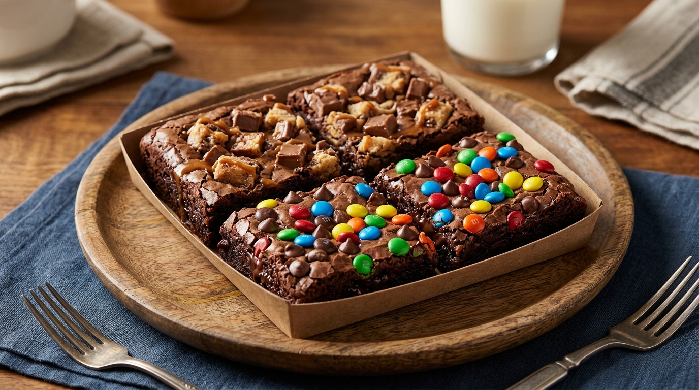Little Caesars Cookie Dough Brownies