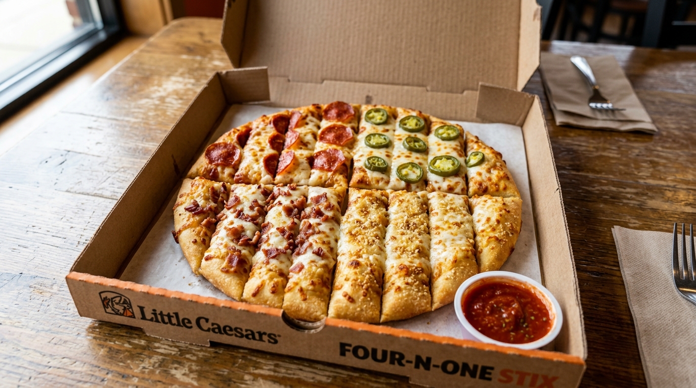 Little Caesars Four-N-One Stix: Price, Review & Calories (2026)
